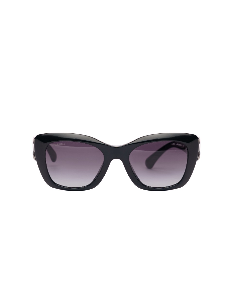 Chanel Rectangle black sunglasses thumbnail
