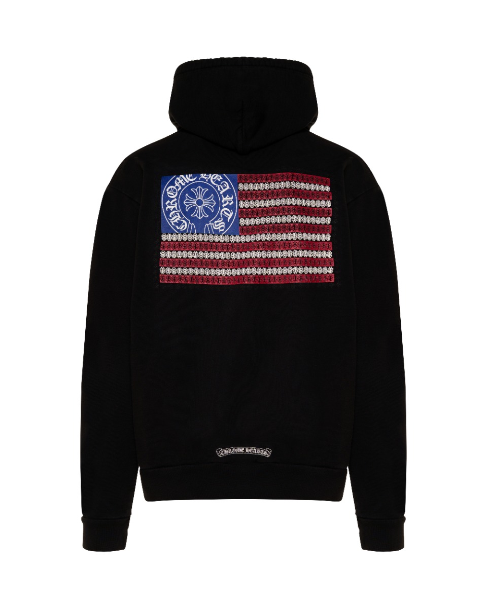 Chrome Hearts Dagger American flag hoodie thumbnail
