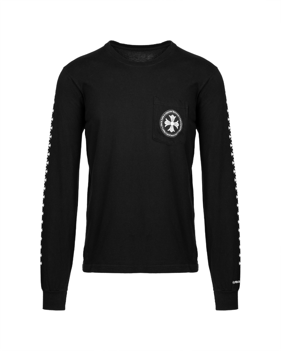 Chrome Hearts Seal Stamps Cross logo pocket long sleeve t-shirt thumbnail