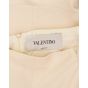 Valentino Ruffled shoulder powder-pink mini skirt