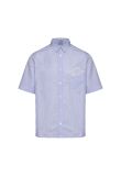 Dior x Air Jordan Air Dior pinstripe short sleeve button-up shirt