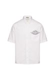 Dior x Air Jordan Air Dior white short sleeve button-up shirt