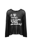 Enfants Riches Déprimés "Dog fight" logo printed crewneck sweater