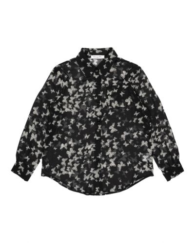 Christian Dior butterfly transparent button-up shirt