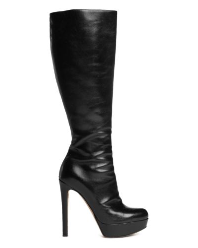 Dior Miss Dior knee high black boots