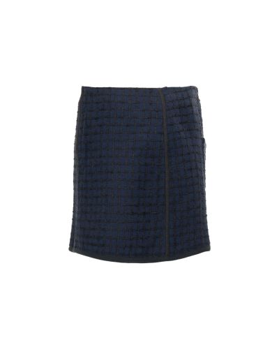 Louis Vuitton tweed navy mini skirt