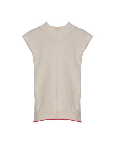 Maison Margiela 10 v-neck poncho knitted vest