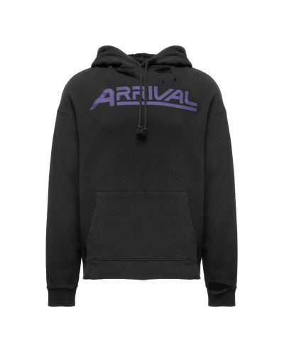 Raf Simons "Arrival" distressed hoodie