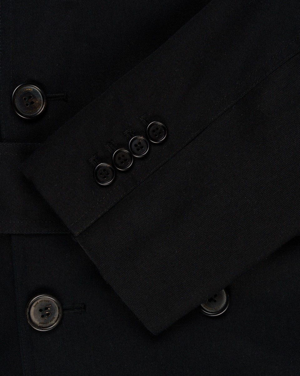 Dior Homme black trench coat thumbnail