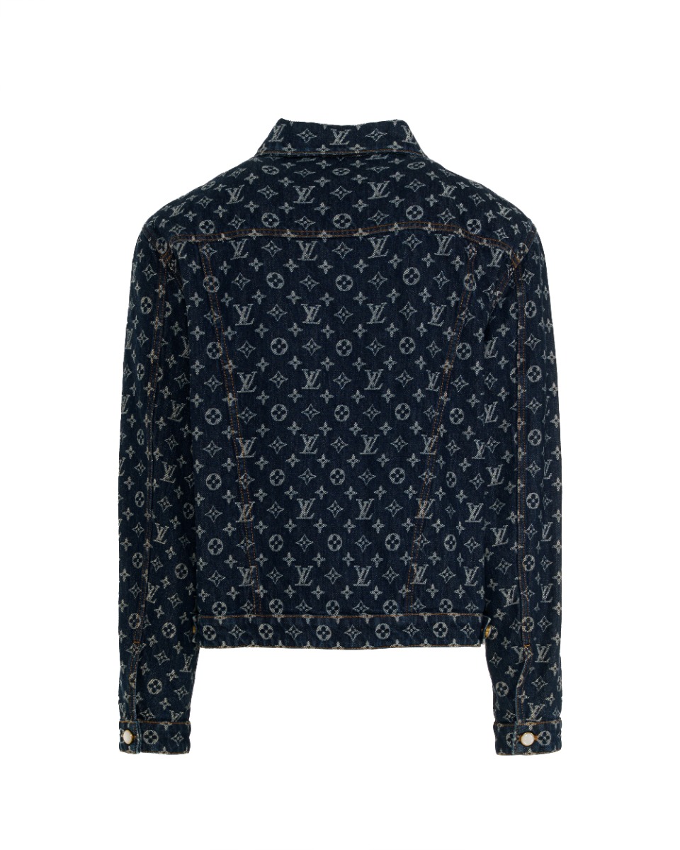 Louis Vuitton Monogram jacquard denim jacket thumbnail