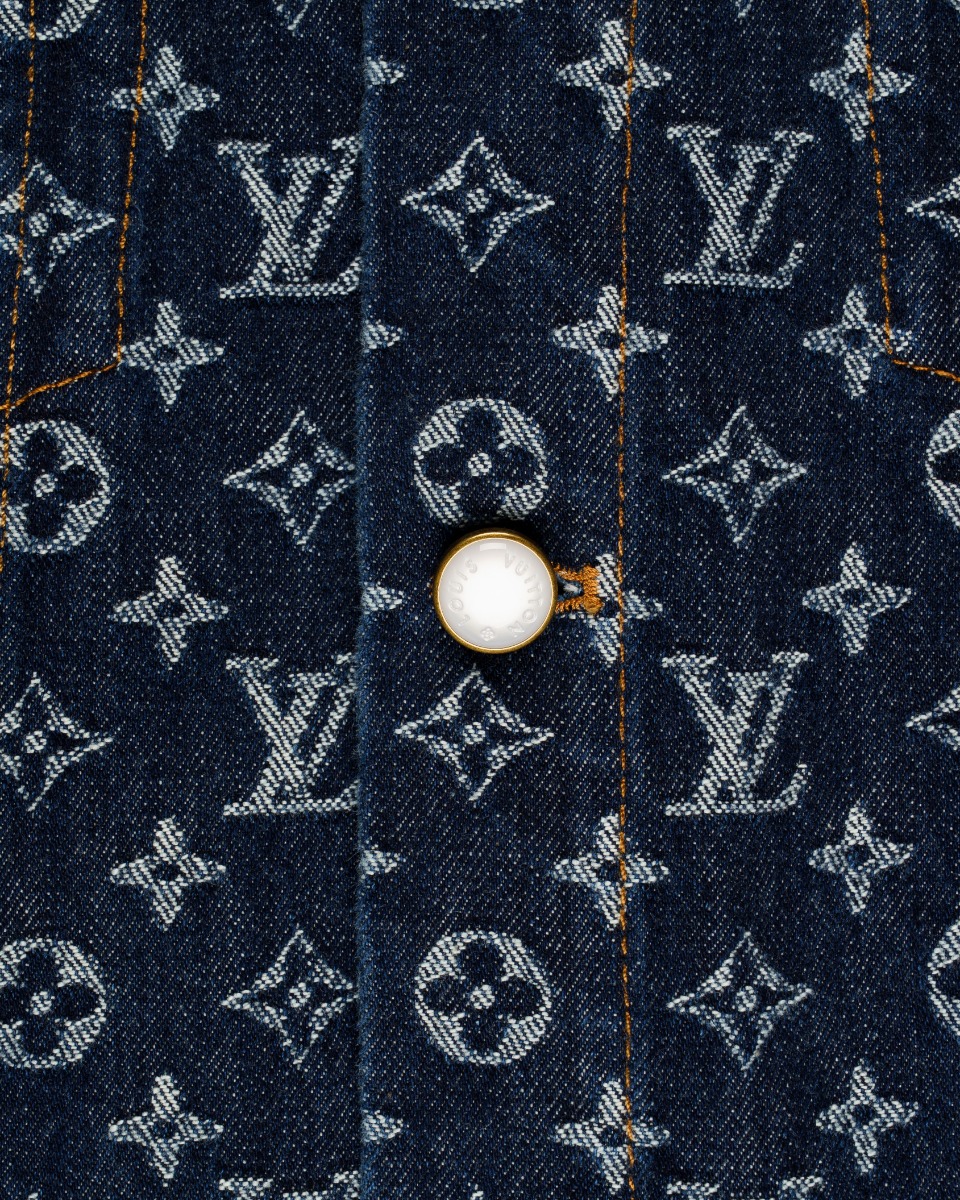 Louis Vuitton Monogram jacquard denim jacket thumbnail