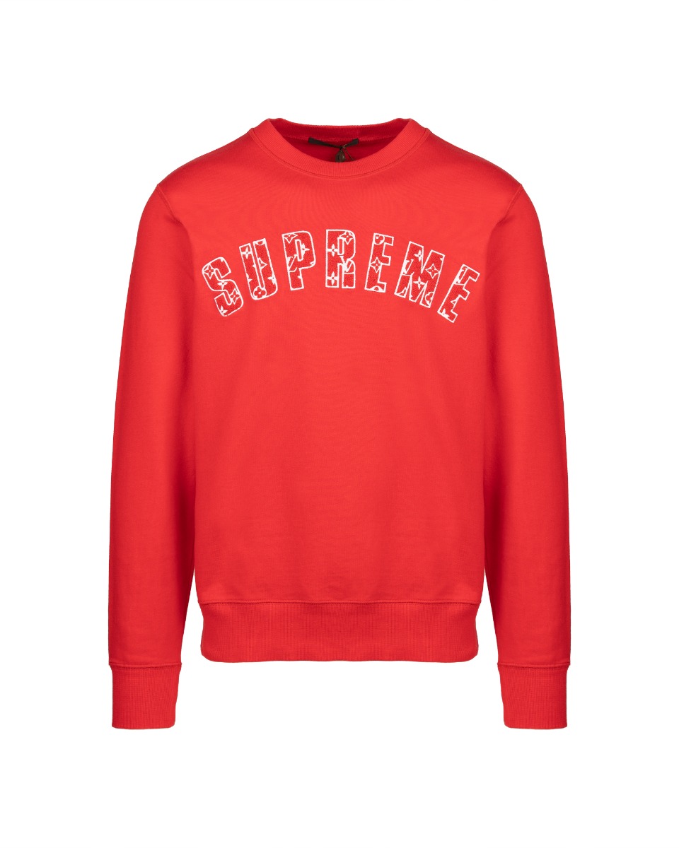 Louis Vuitton x Supreme Arc monogram logo crewneck sweatshirt thumbnail