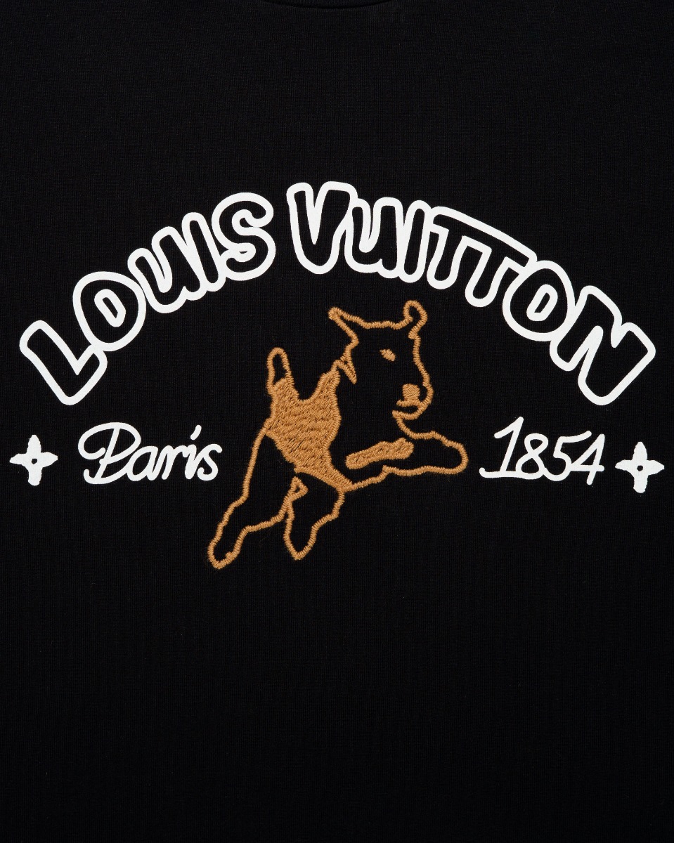 Louis Vuitton x Tyler, the Creator dog embroidery t-shirt thumbnail