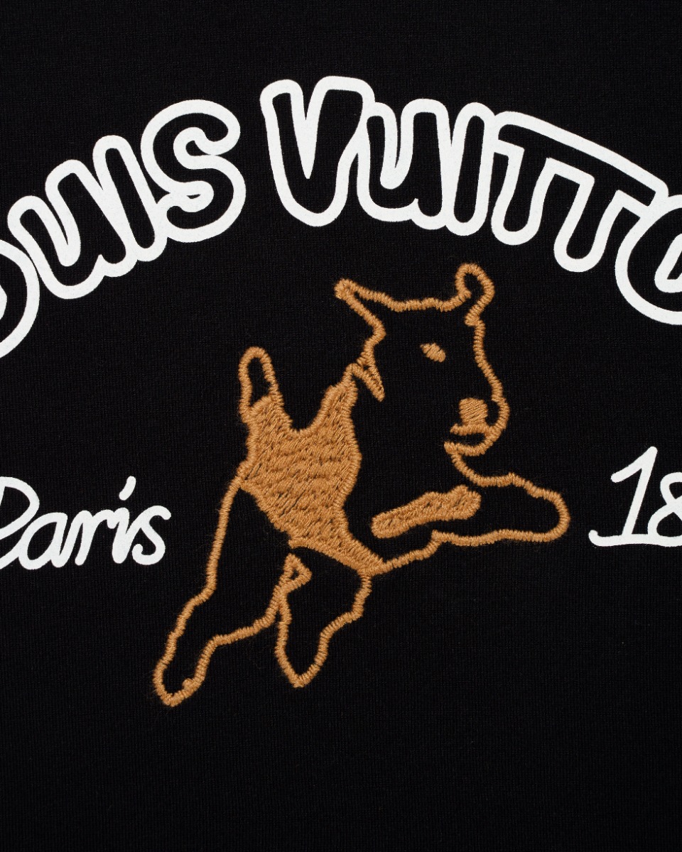 Louis Vuitton x Tyler, the Creator dog embroidery t-shirt thumbnail