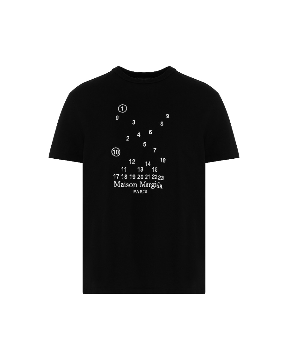 Maison Margiela 10 Numeric logo-embroidered t-shirt thumbnail