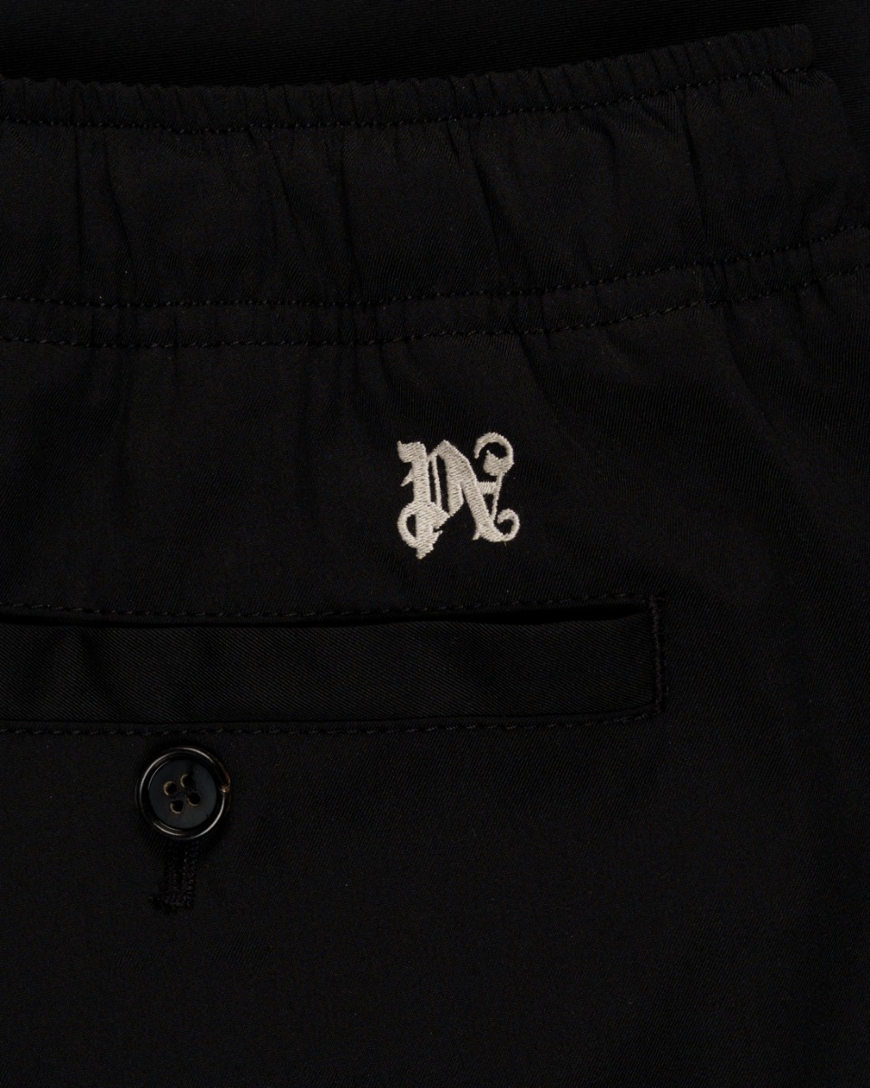 Palm Angels monogram-embroidered straight-leg pants thumbnail