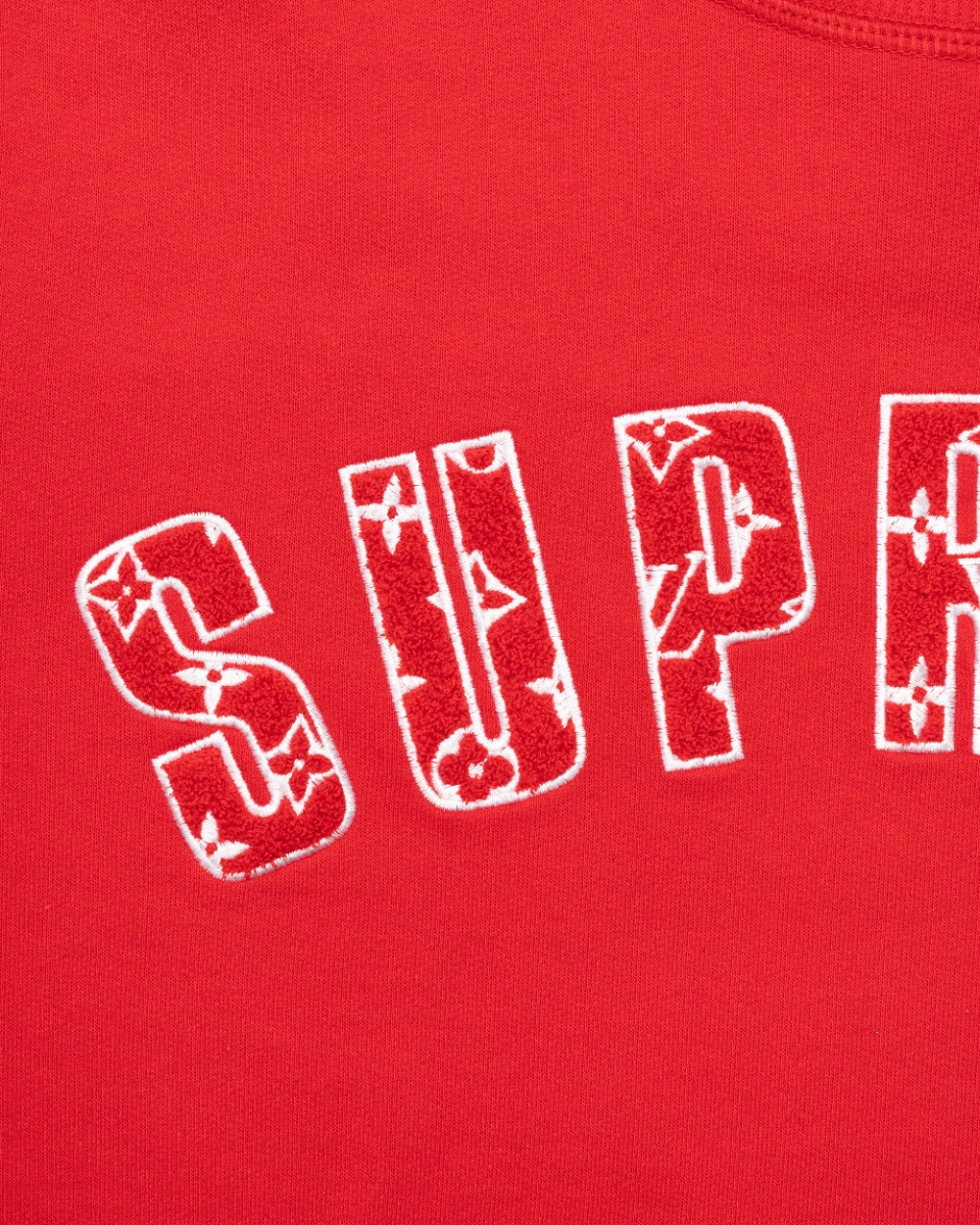 Louis Vuitton x Supreme Arc monogram logo crewneck sweatshirt thumbnail