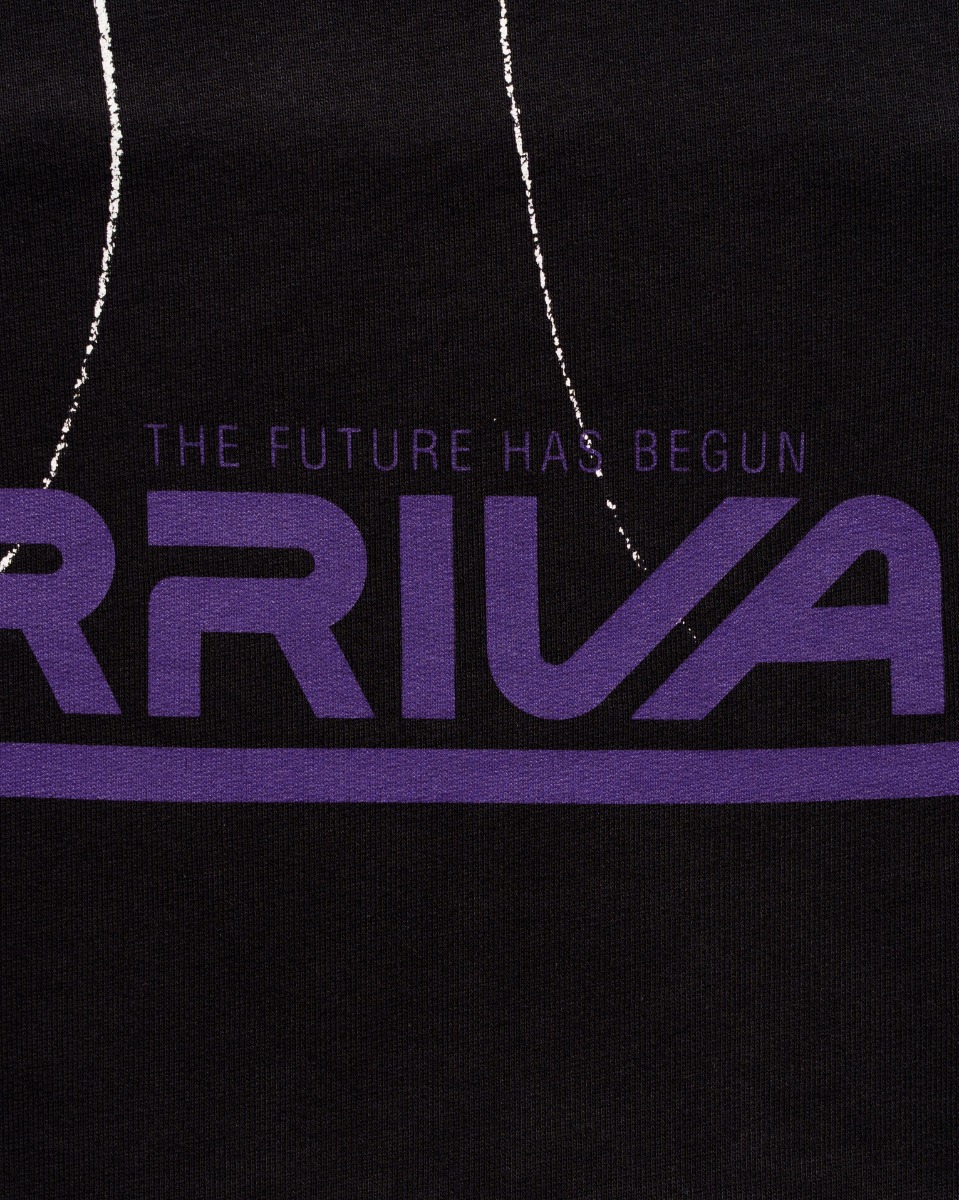 Raf Simons "Arrival" distressed hoodie thumbnail