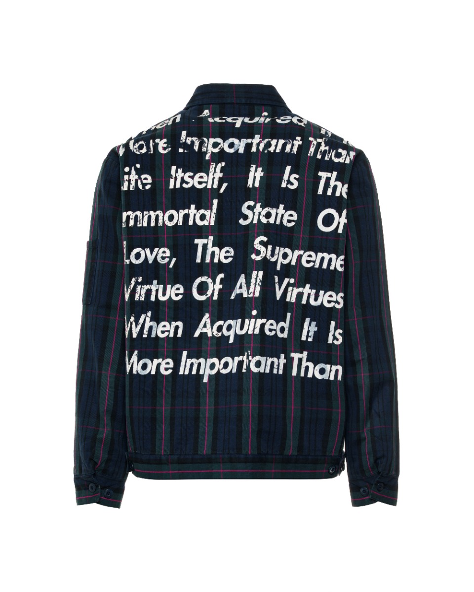 Supreme x Junya Watanabe COMME des GARÇONS MAN Poem tartan jacket thumbnail