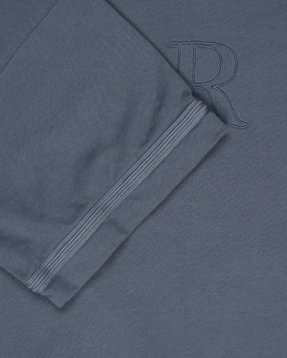 Dior x Stone Island oversized compass logo graish blue t-shirt thumbnail