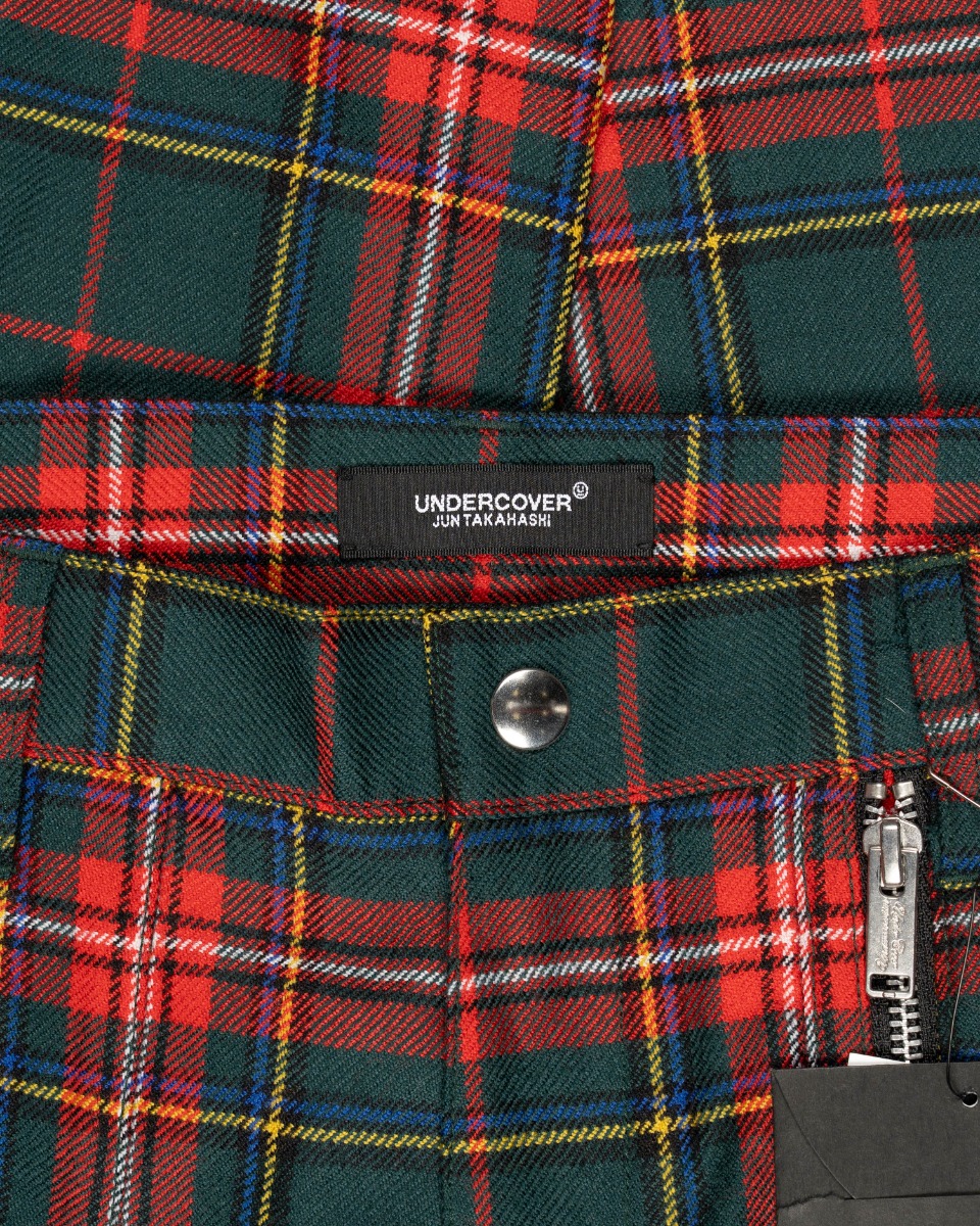 Undercover Chaos x Balance multicolor tartan checked pants thumbnail
