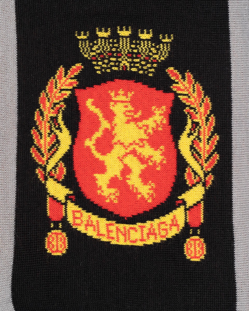 Balenciaga x Adidas soccer logo scarf thumbnail