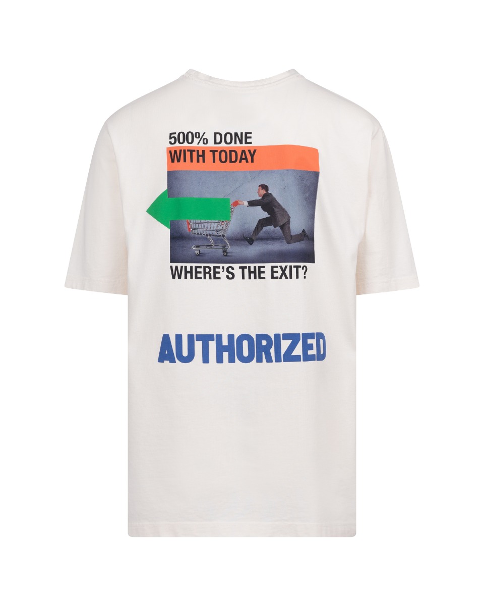 Heron Preston SS OS A.F. (Authorized Fake) white t-shirt thumbnail