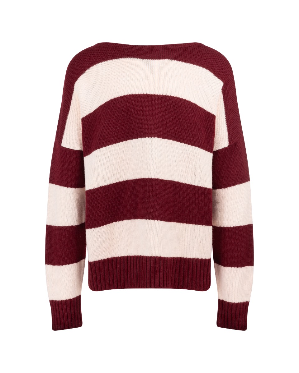 Gucci striped u-boot pullover sweater  thumbnail