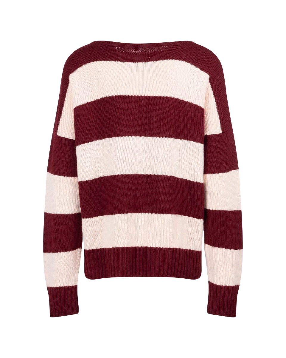 Gucci striped u-boot pullover sweater  thumbnail