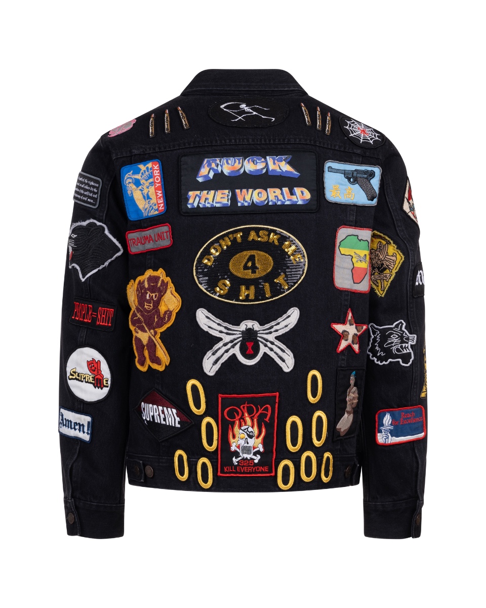 Supreme patches trucker denim jacket  thumbnail