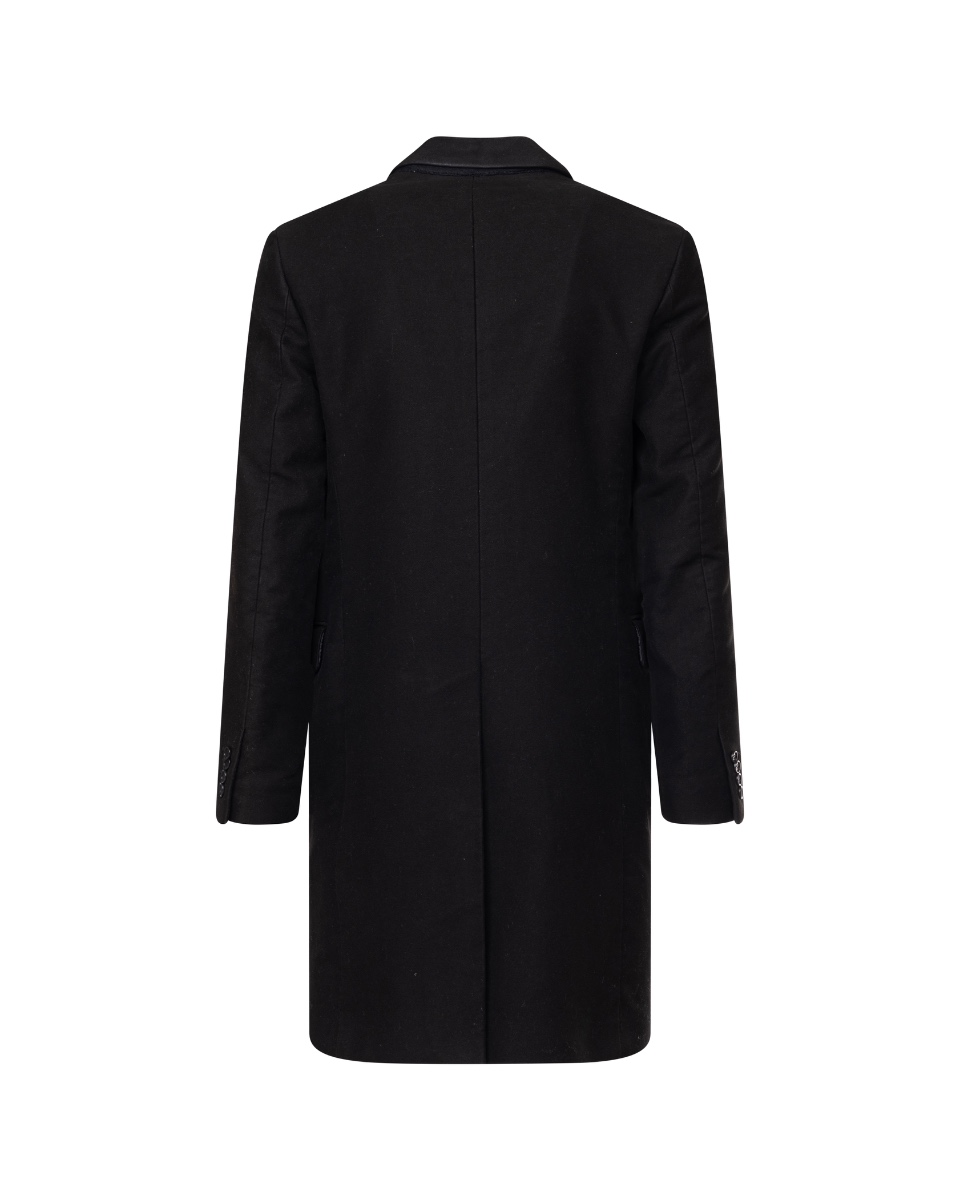 Helmut Lang moleskin chesterfield coat  thumbnail