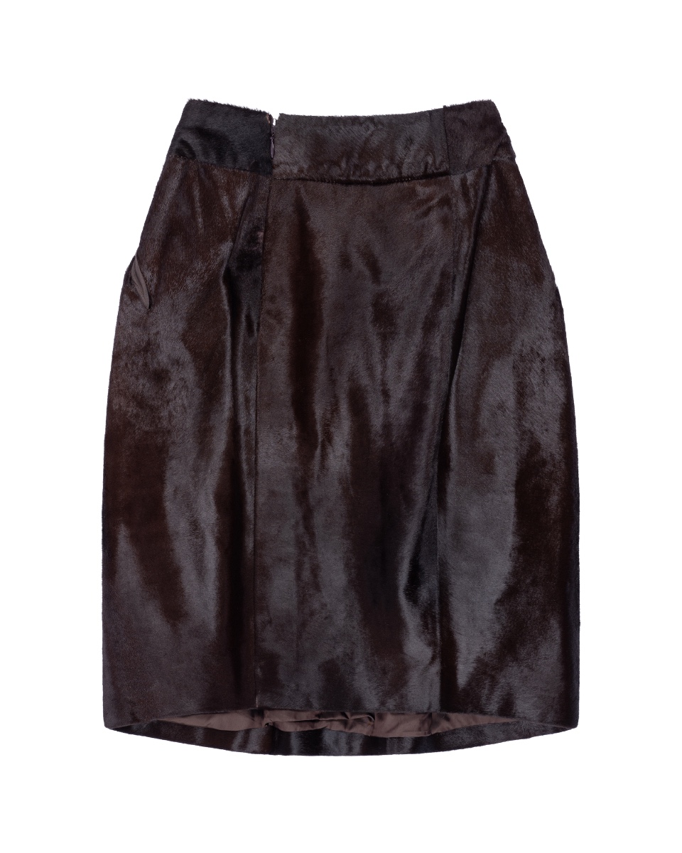 Marni calf hair leather skirt thumbnail