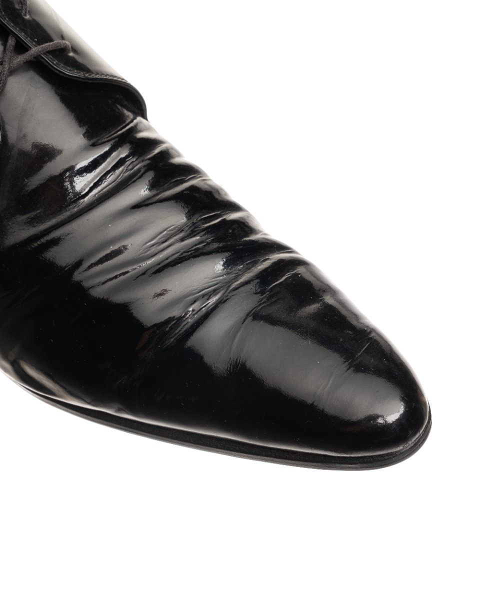 Yves Saint Laurent patent leather oxford derby shoes thumbnail