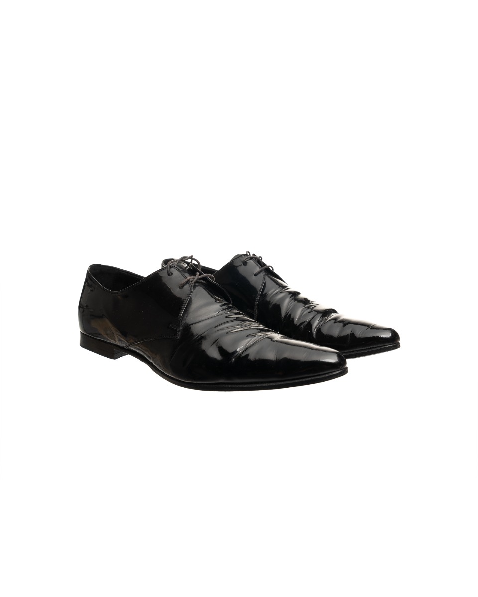 Yves Saint Laurent patent leather oxford derby shoes thumbnail