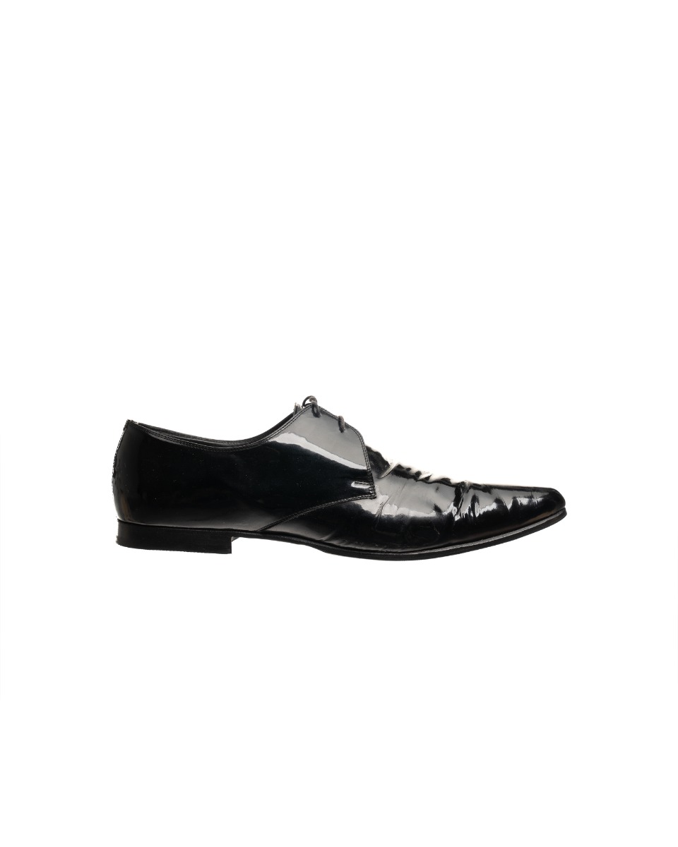 Yves Saint Laurent patent leather oxford derby shoes thumbnail