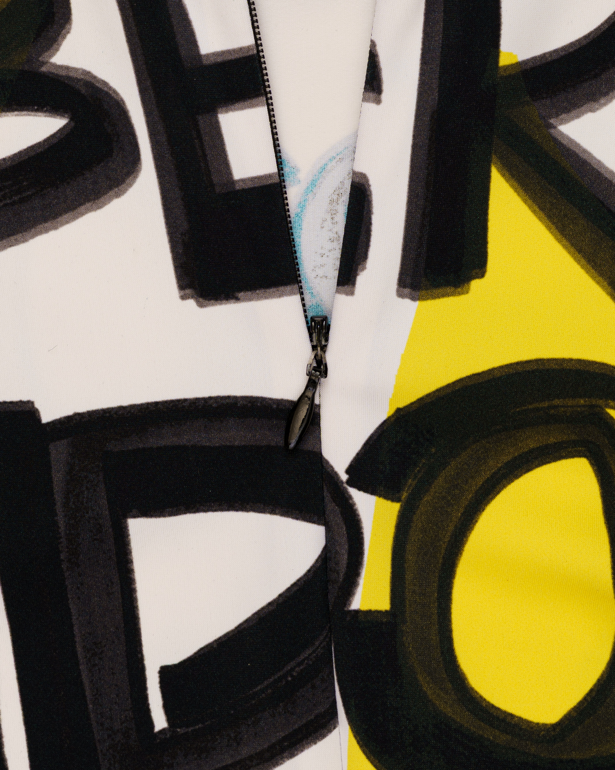 Burberry Graffiti stretch jersey bodysuit top thumbnail