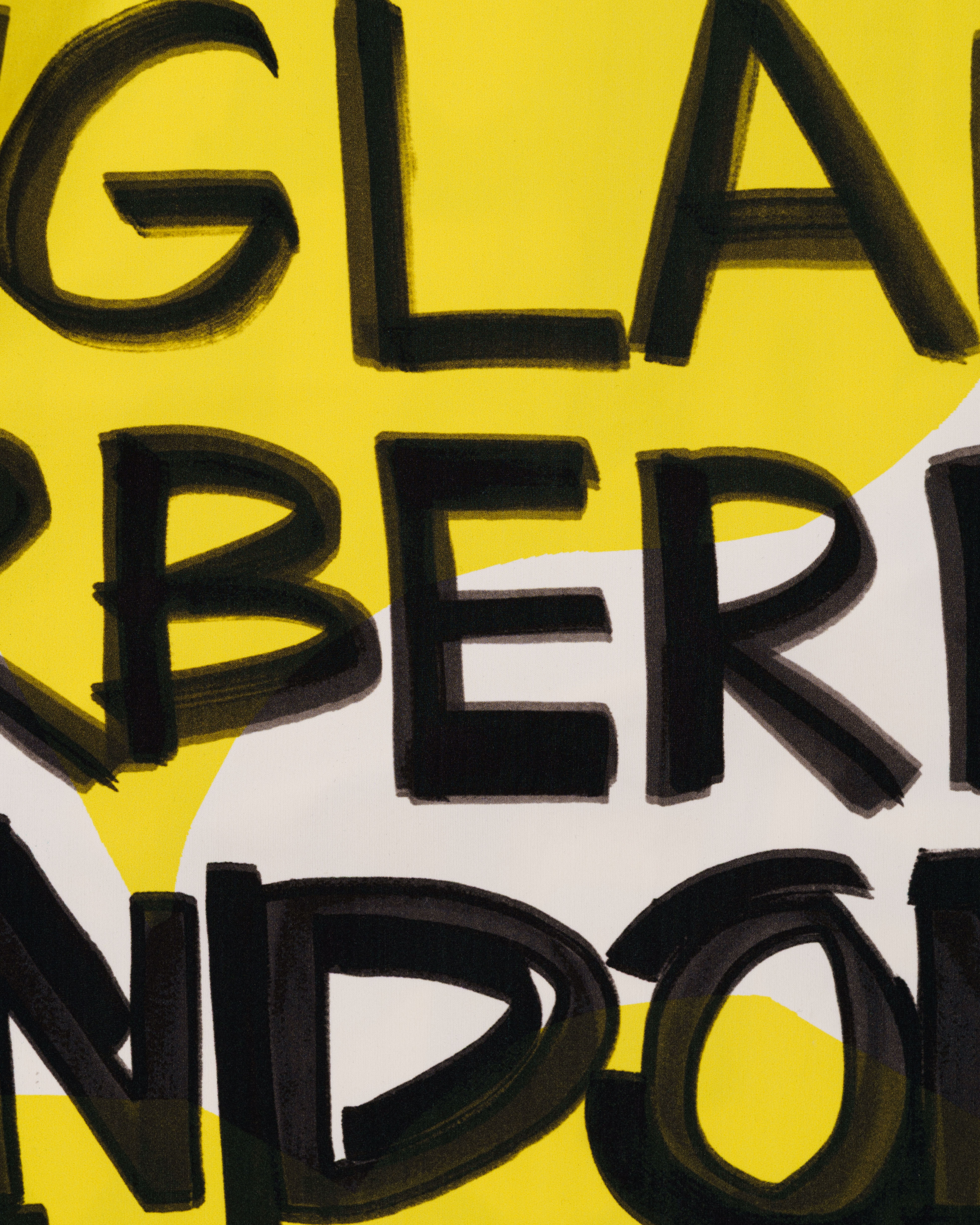 Burberry Graffiti stretch jersey bodysuit top thumbnail