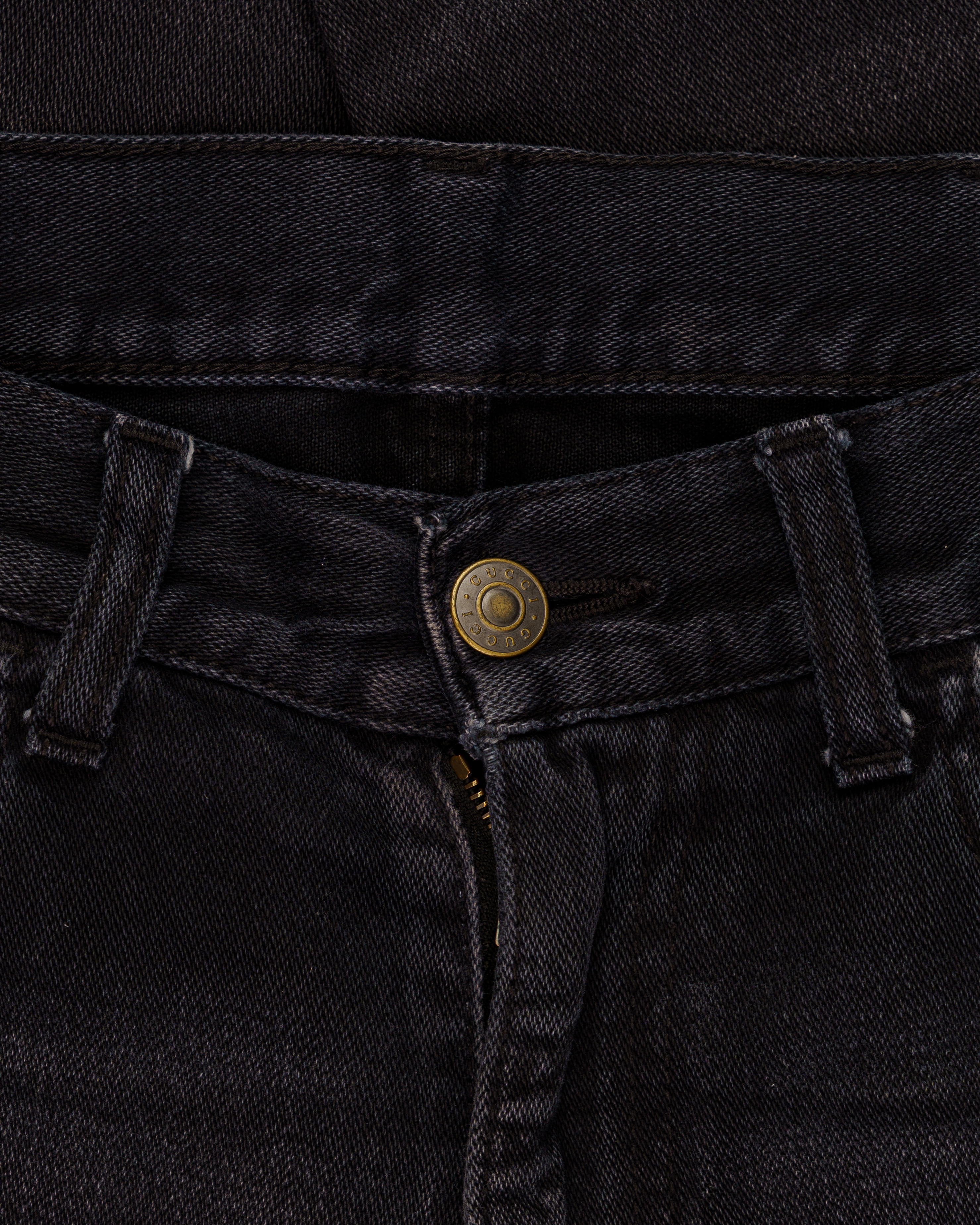 Gucci "Lot. 66" washed grey skinny denim pants thumbnail