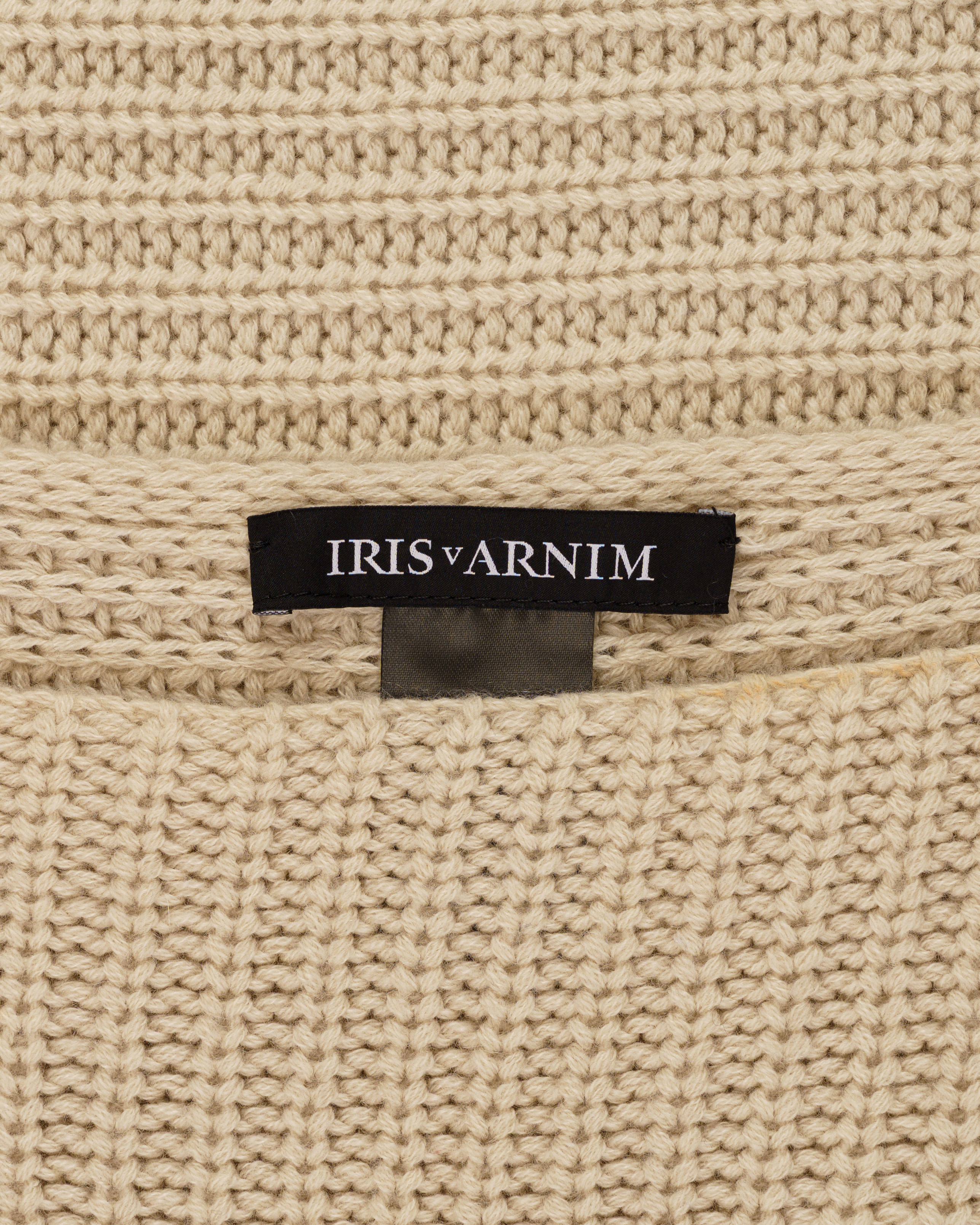 Iris Von Arnim Abena cashmere white cape thumbnail