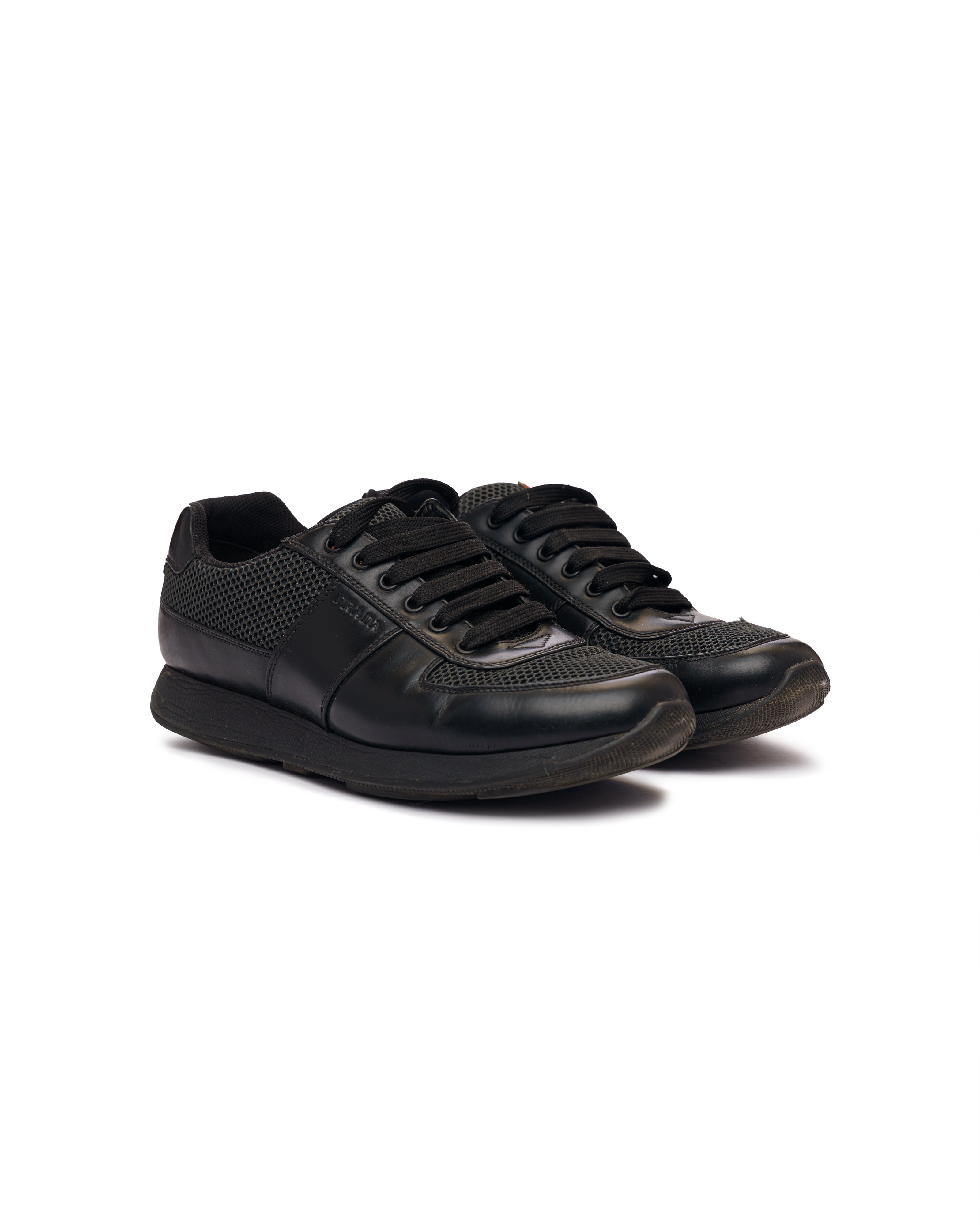Prada Match Race black low sneakers thumbnail