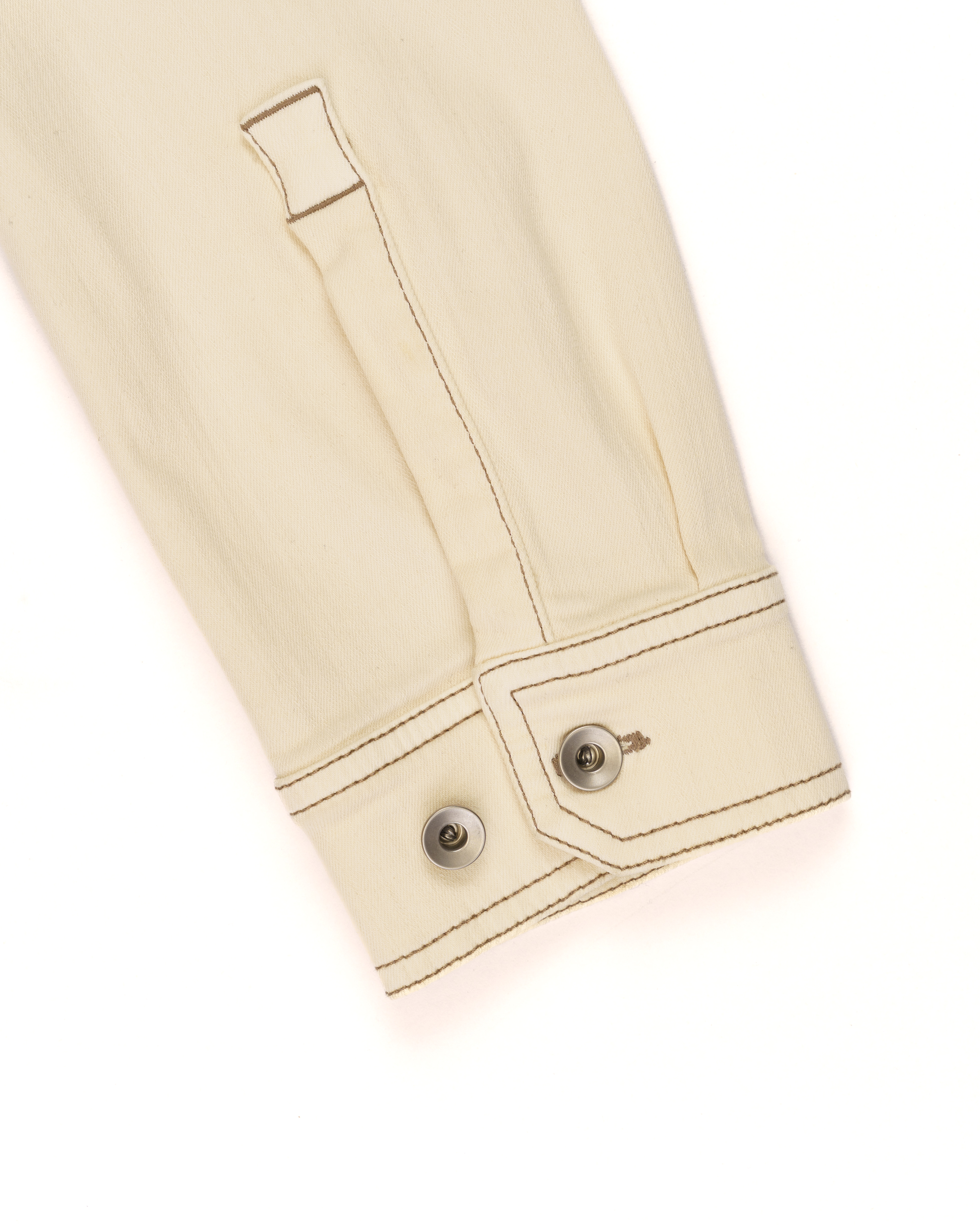 Rick Owens DRKSHDW cropped natural denim jacket thumbnail