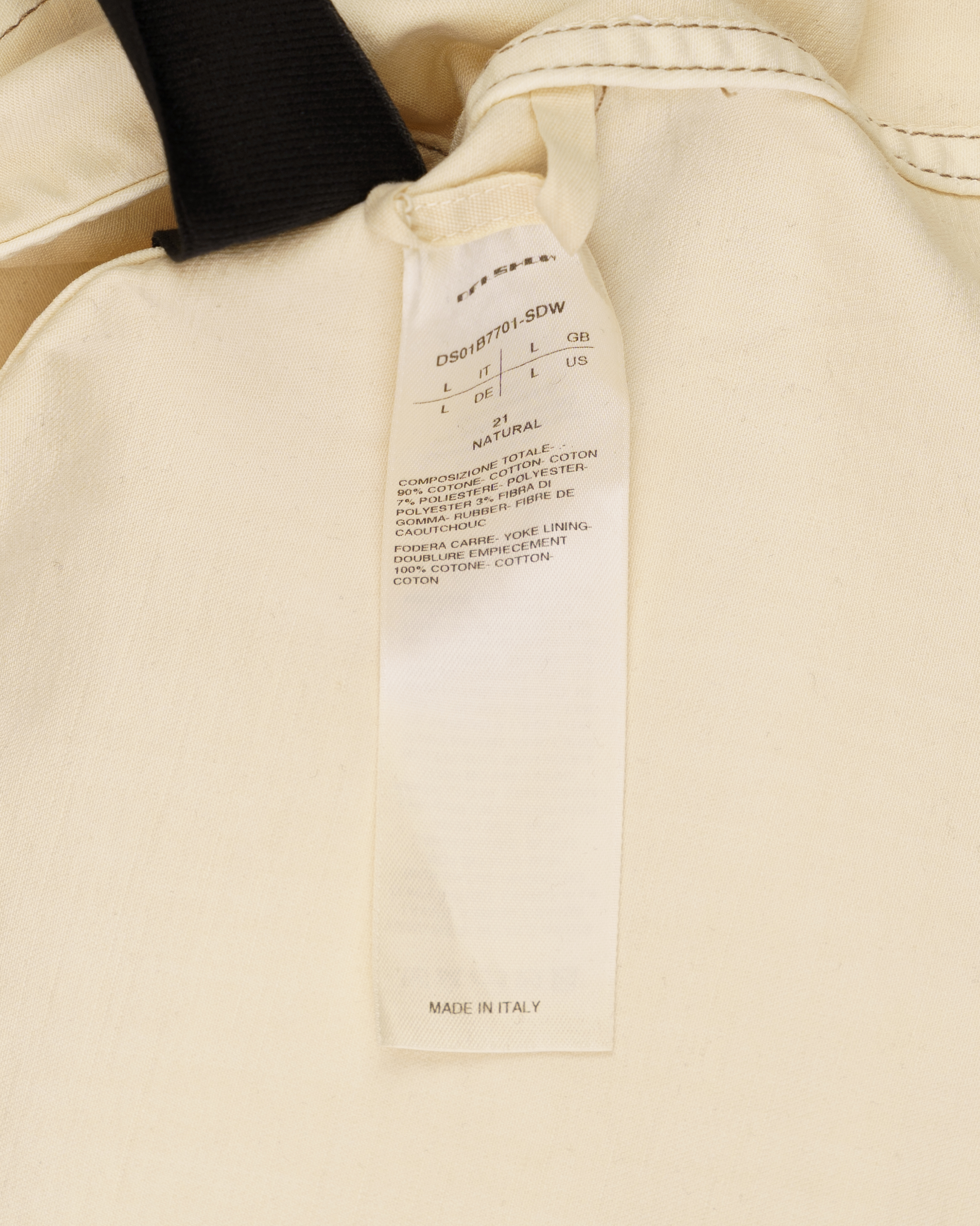 Rick Owens DRKSHDW cropped natural denim jacket thumbnail