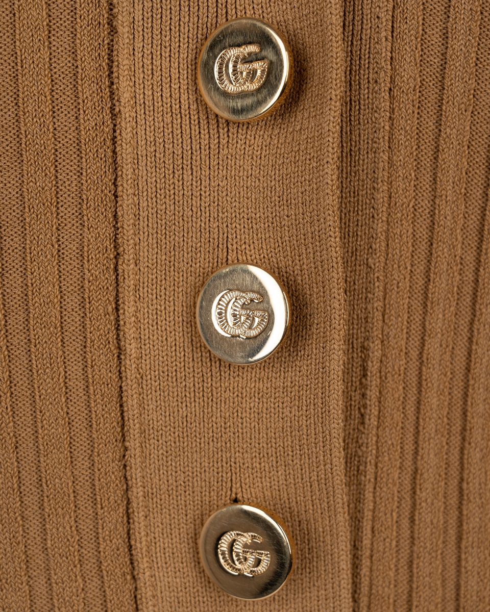 Gucci ribbed polo collar sweater thumbnail