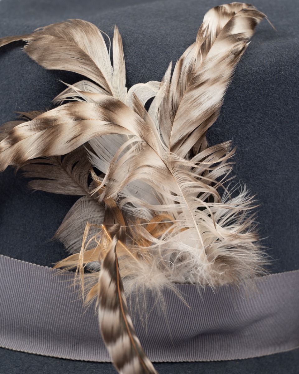 A Child Of The Jago "Stove Pipe' Brimstone purple hat thumbnail