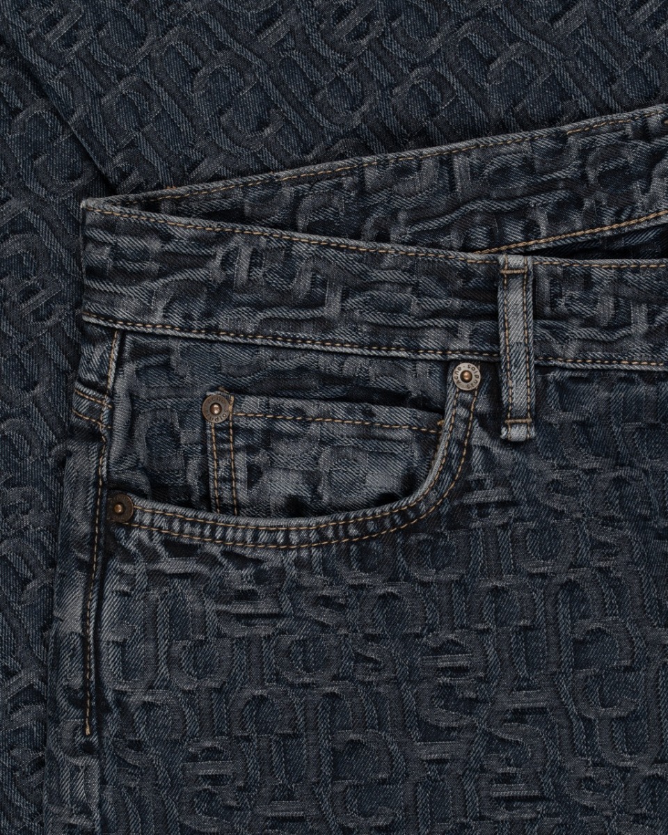 Acne Studios 1981M FN Monogram Dark denim pants thumbnail
