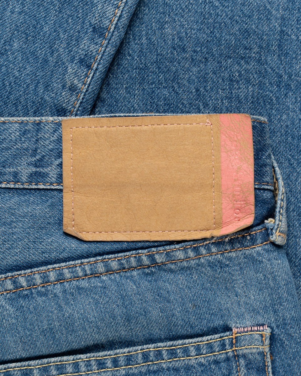 Acne Studios 1996 Dark Blue Thrash blue denim pants thumbnail