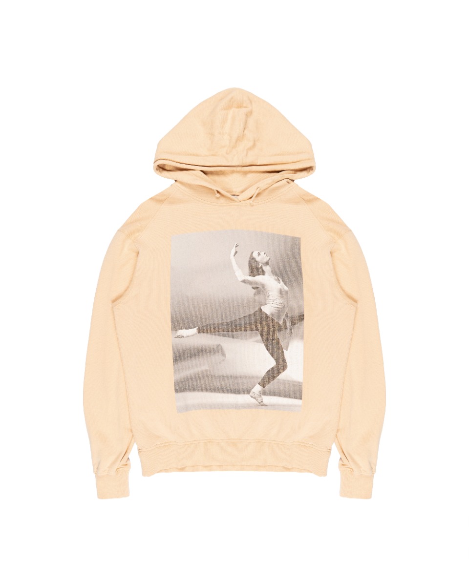 Acne Studios "La Ballete" dust peach hoodie thumbnail