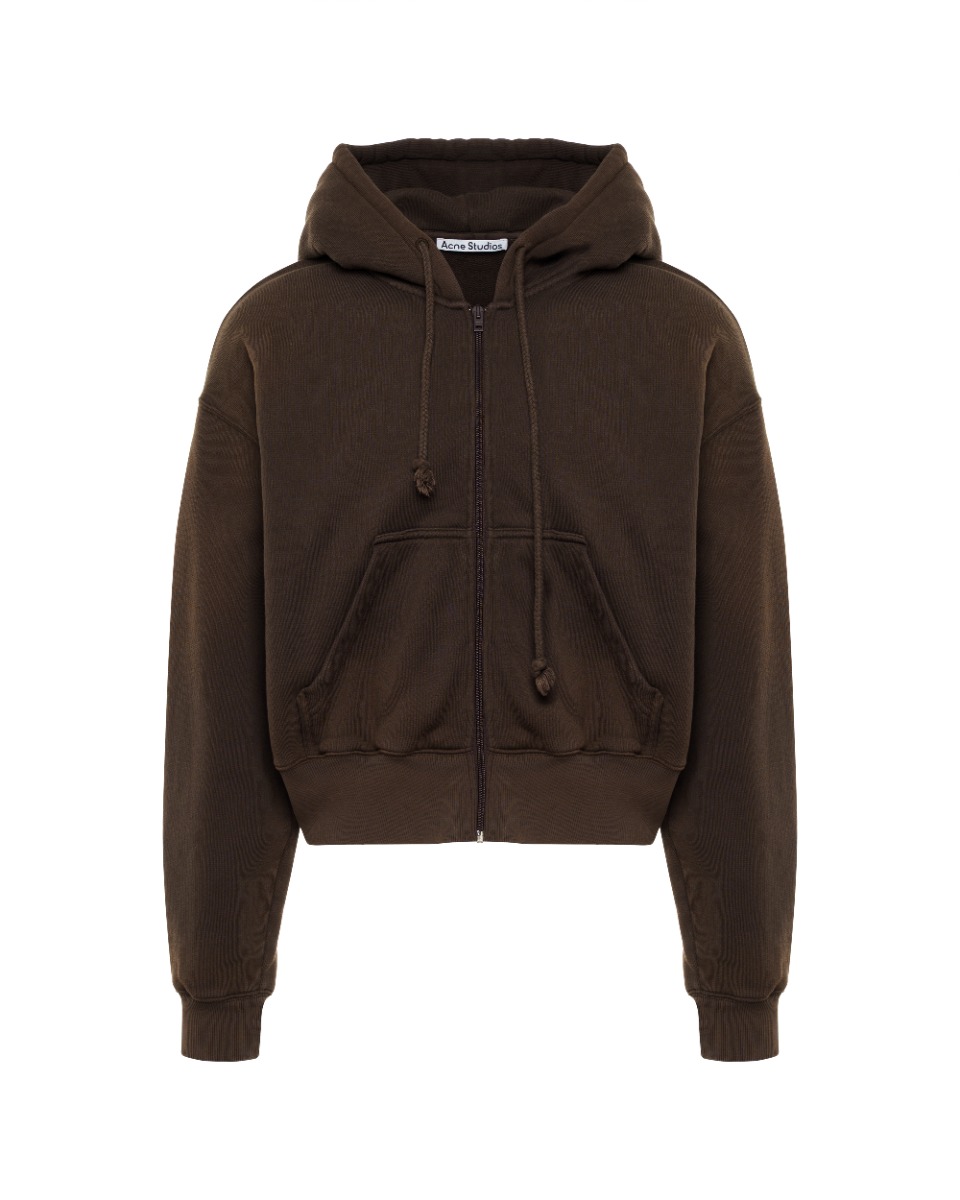 Acne Studios dyed zippered hoodie thumbnail
