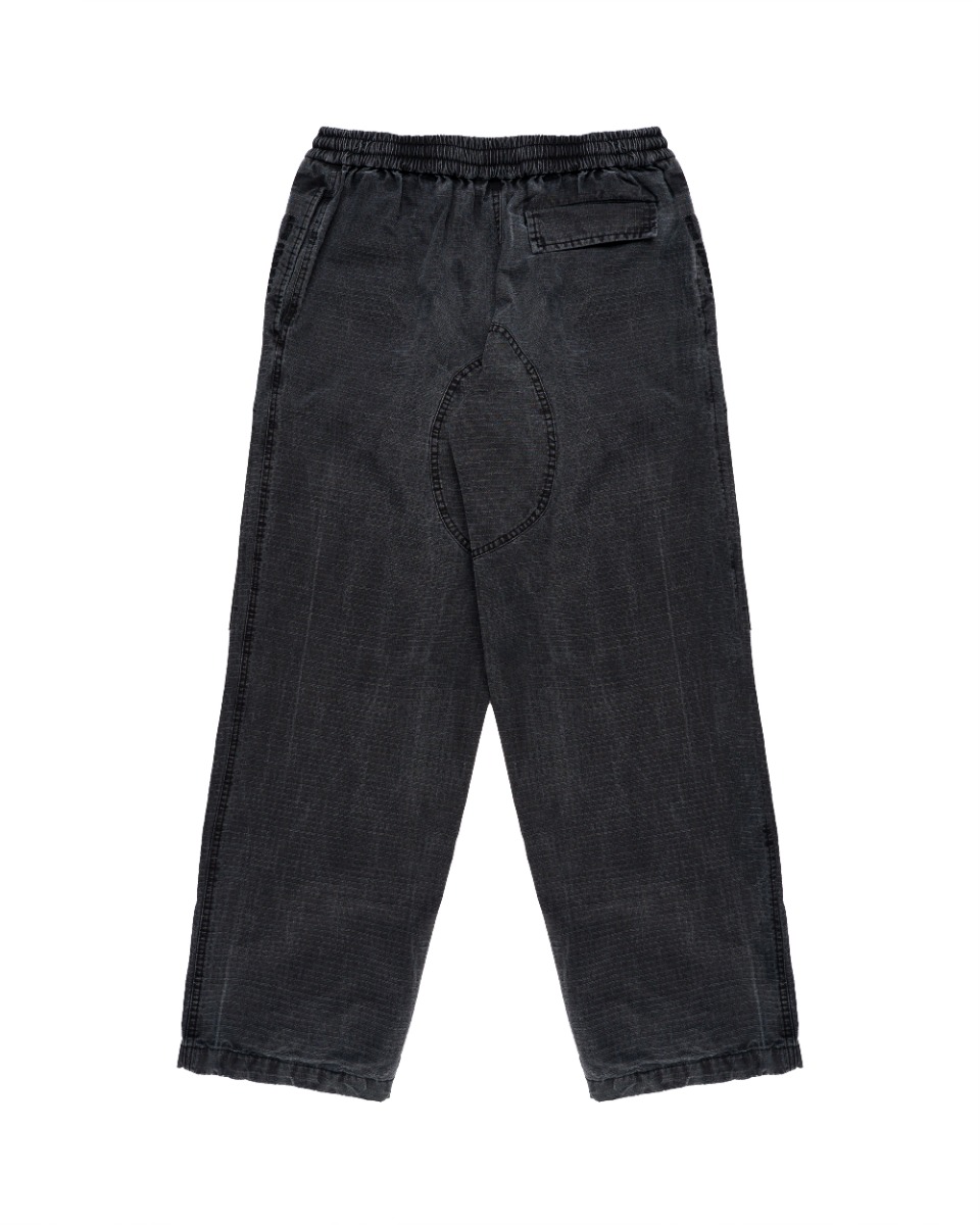 Acne Studios logo embroidered mid-waist cargo pants thumbnail