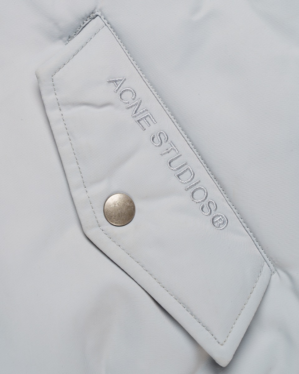 Acne Studios multi-zip Powder Blue bomber jacket thumbnail